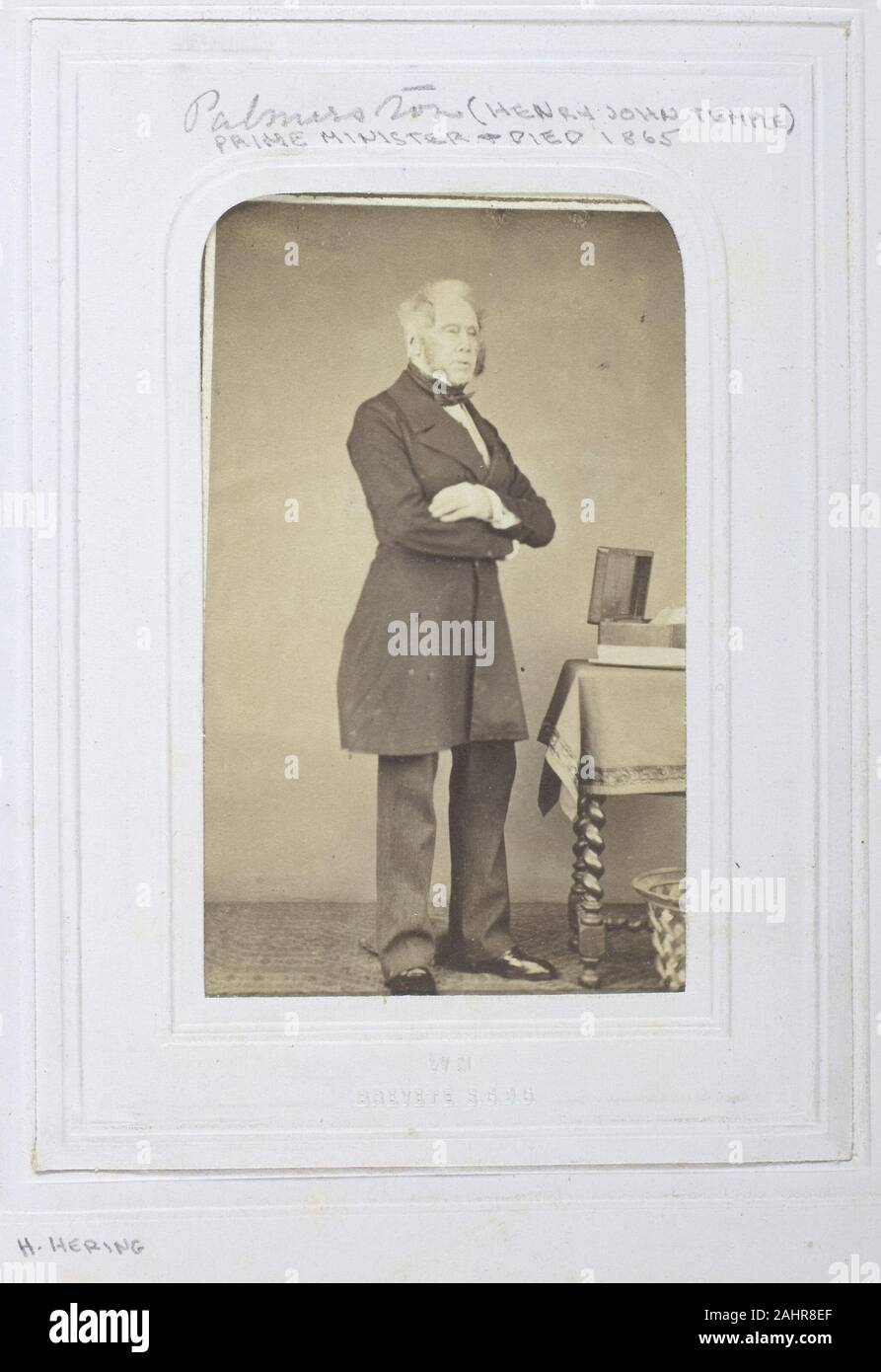 Henry Hering. Henry John Temple. 1860-1869. Regno Unito. Albume stampare Foto Stock
