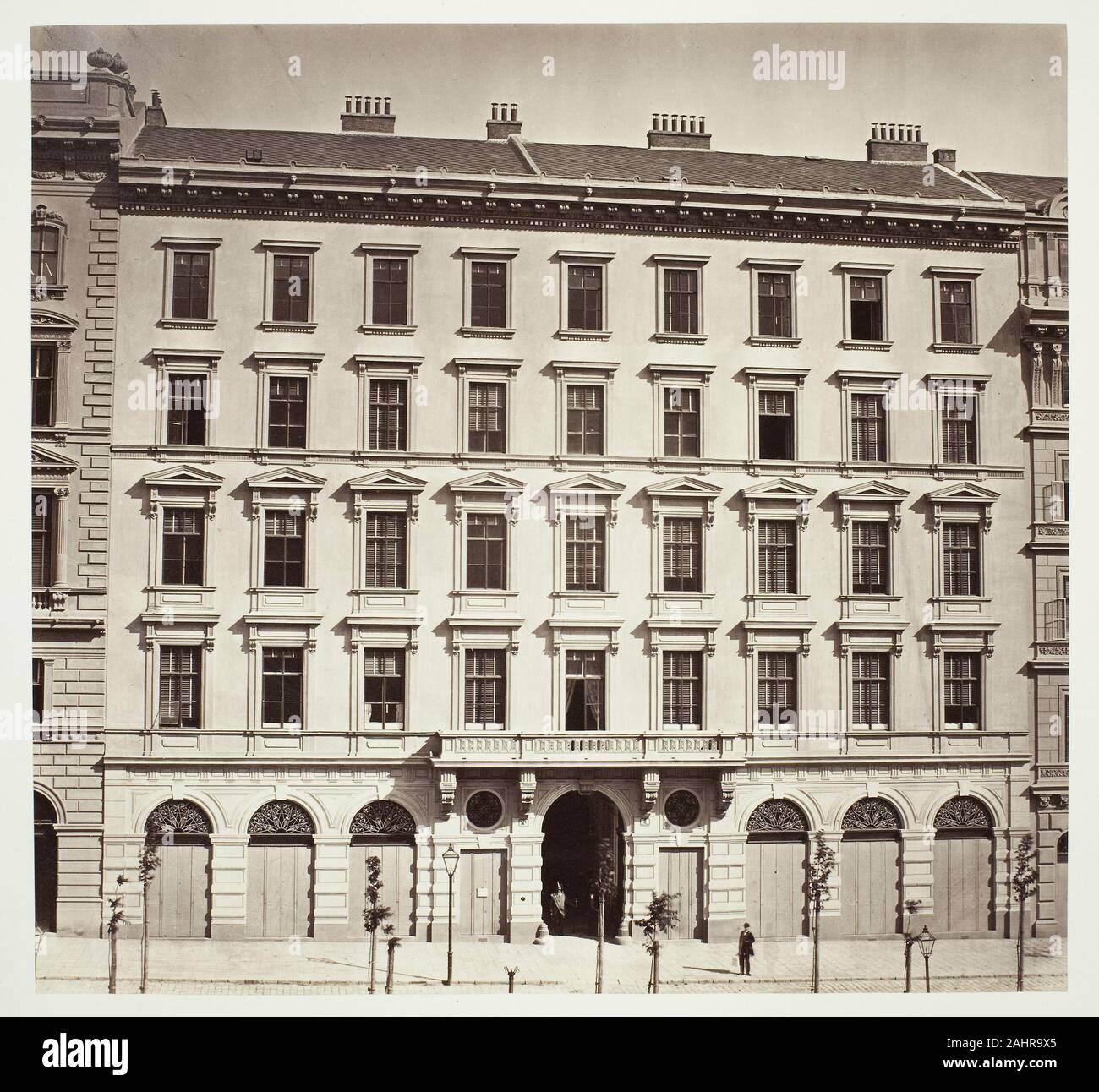 Anonimo. Anello Opern n. 8, Zinshaus des Herrn A. Zinner. 1860-1869. Austria. Albume stampare Foto Stock