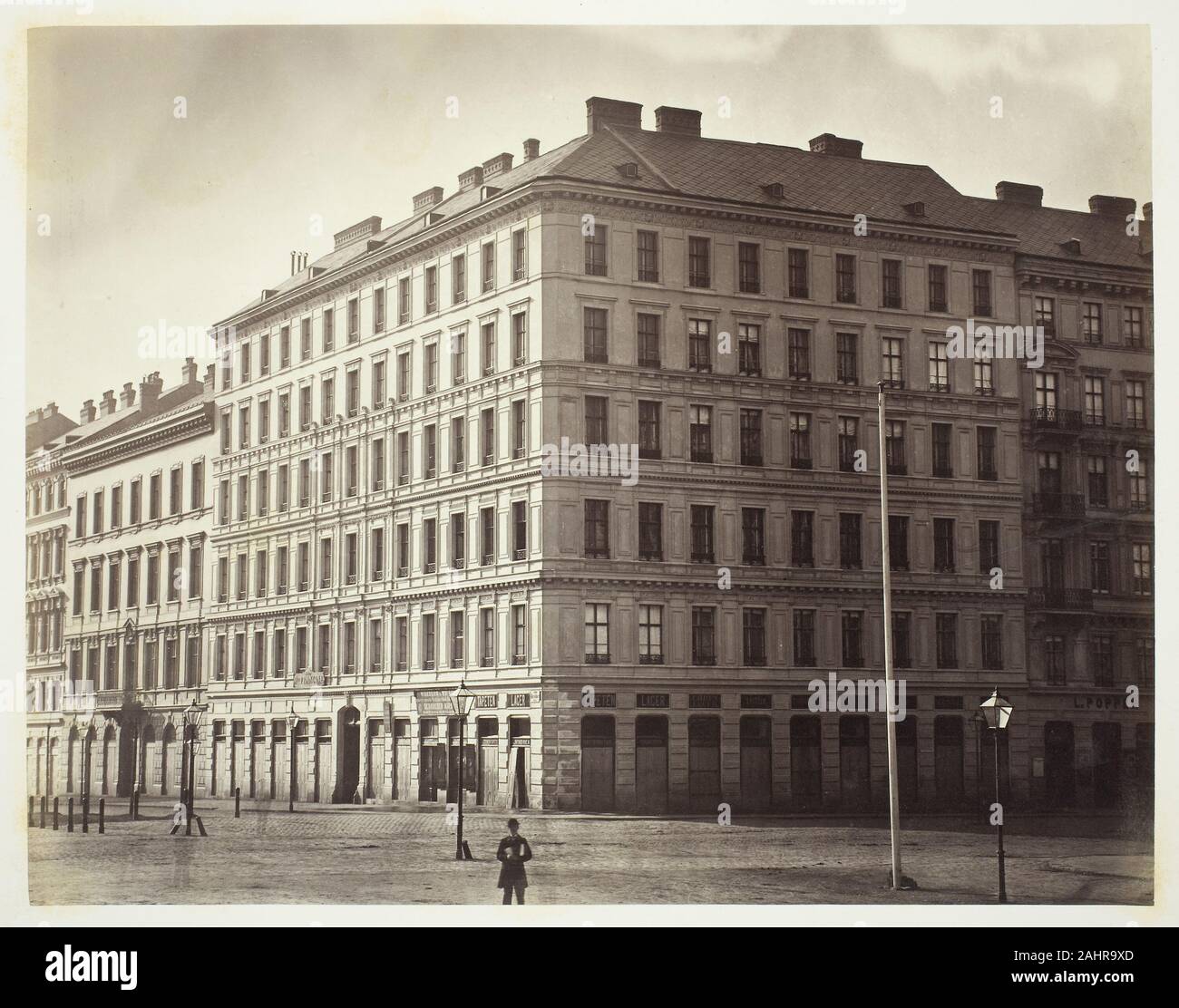 Anonimo. Kärnthner-Ring n. 2, Zinshaus des J. Ritter von Königswarter. 1860-1869. Austria. Albume stampare Foto Stock