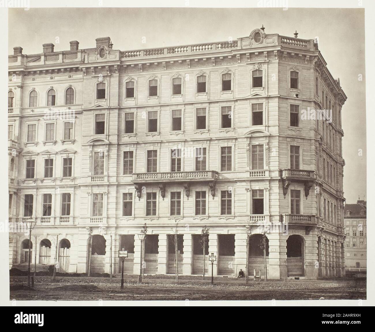 Anonimo. Kolowrat-Ring n. 2, Zinshaus der Herrn Orazio Landan. 1860-1869. Austria. Albume stampare Foto Stock