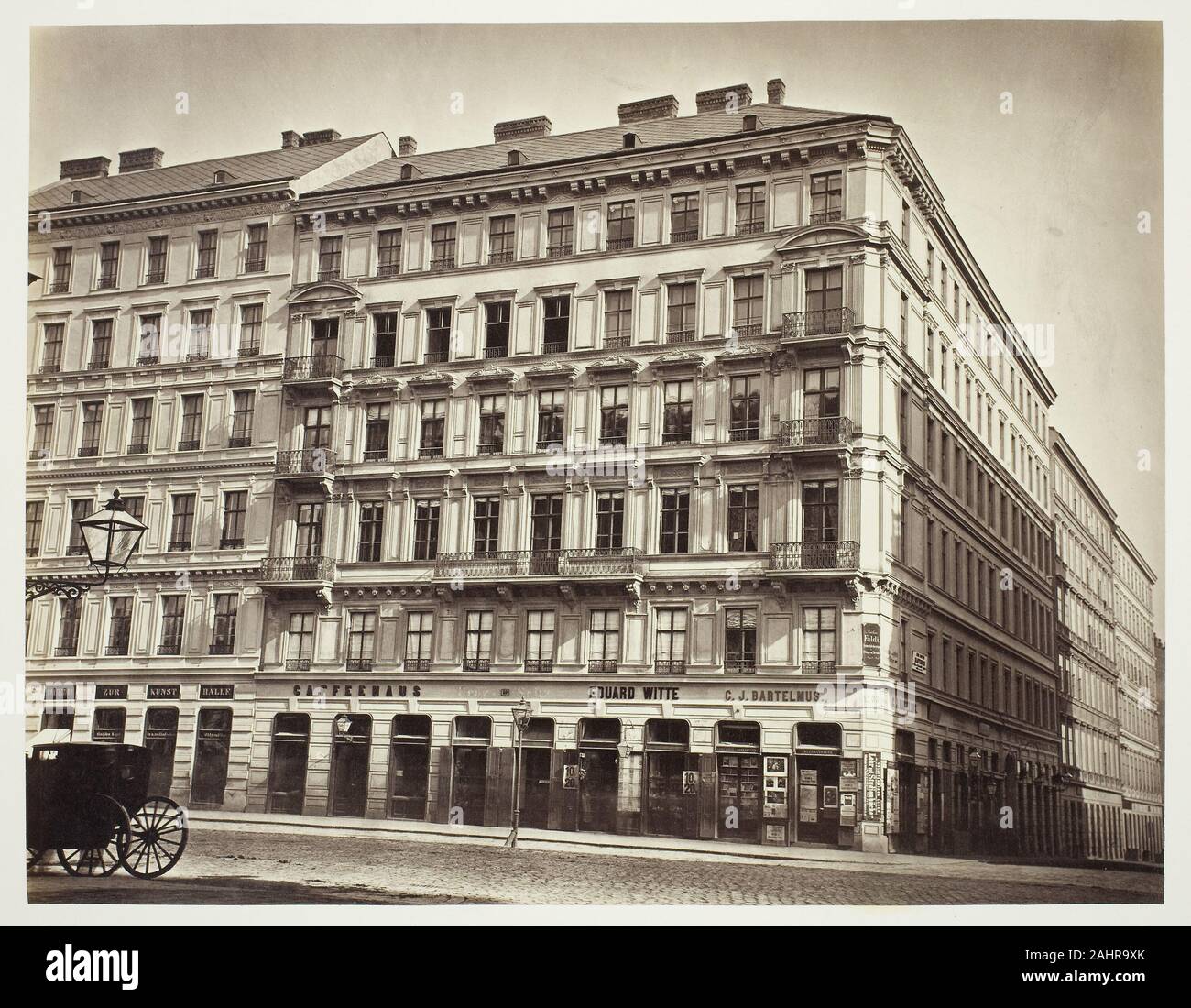 Anonimo. Kärnthnerstraβe n. 59, Zinshaus des Herrn Sam Maeir. 1860-1869. Austria. Albume stampare Foto Stock