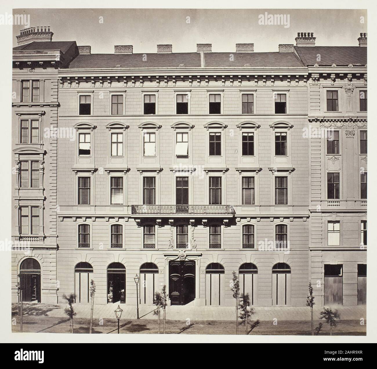 Anonimo. Kolowrat-Ring n. 12, Wohnhaus des Grafen Eugen Kinsky. 1860-1869. Austria. Albume stampare Foto Stock