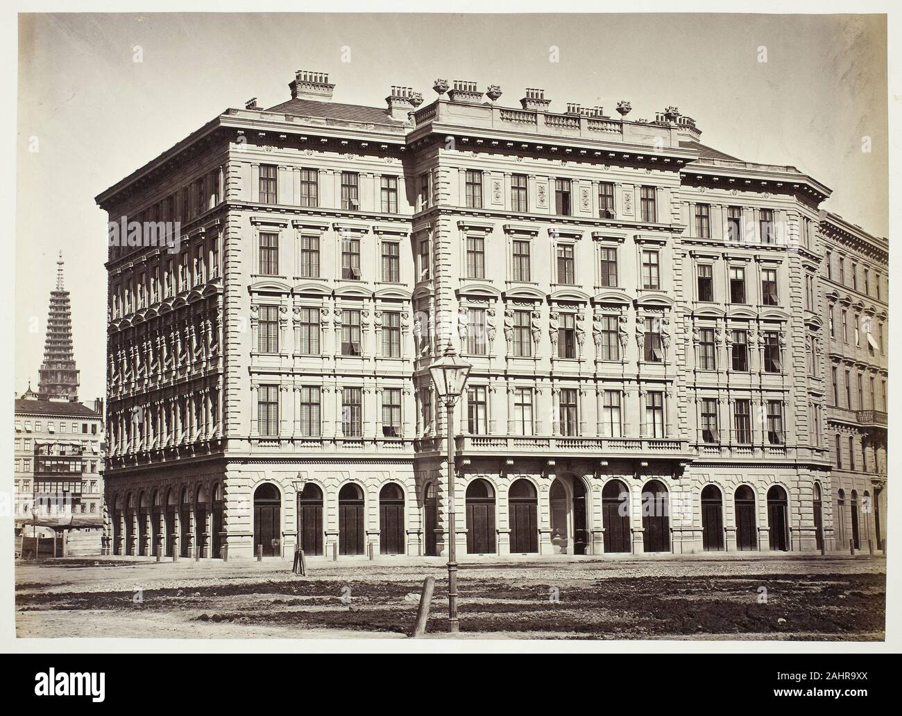 Anonimo. Kolowrat-Ring n. 14, Zinshaus des Herrn S. Lippmann. 1860-1869. Austria. Albume stampare Foto Stock