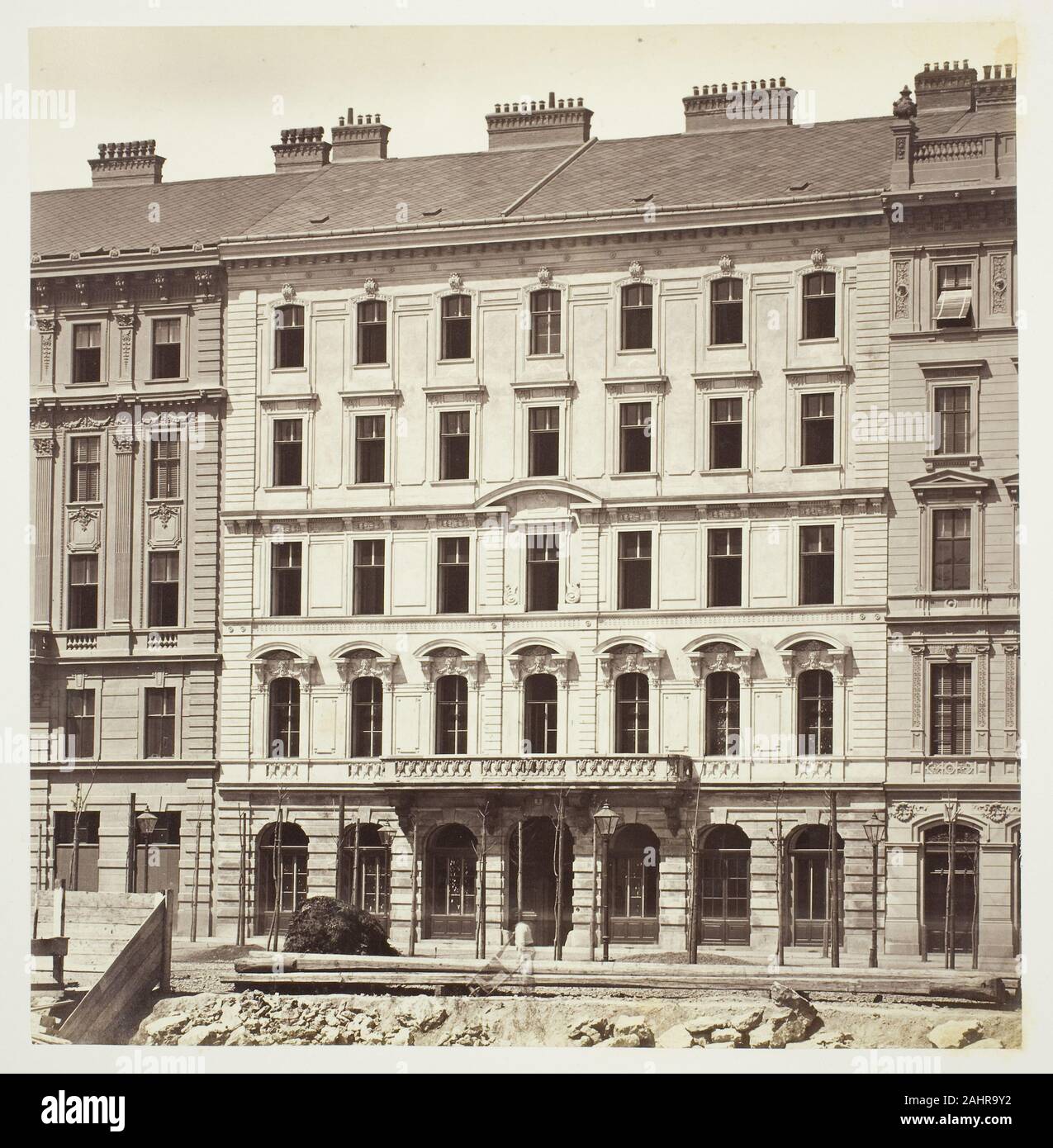 Anonimo. Kolowrat-Ring n. 8, Wohnhaus des Herrn Alfred Skene. 1860-1869. Austria. Albume stampare Foto Stock