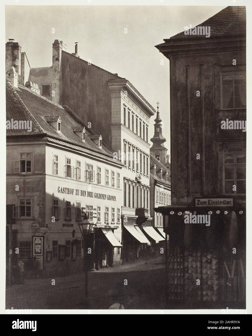 Anonimo. Wieden, Hauptstraβe n. 37, Wohnhaus des Herrn F. Tomas. 1860-1869. Austria. Albume stampare Foto Stock