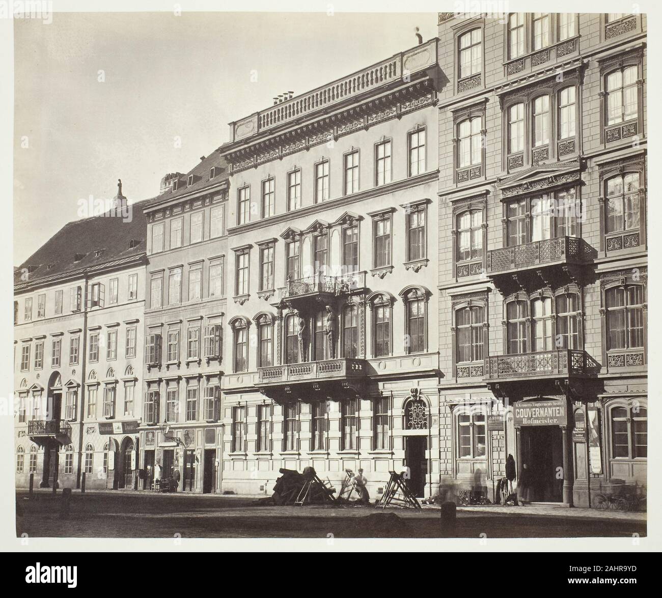 Anonimo. Jägerzeile n. 39, Wohnhaus des Herrn Stef. Mayerhofer. 1860-1869. Austria. Albume stampare Foto Stock