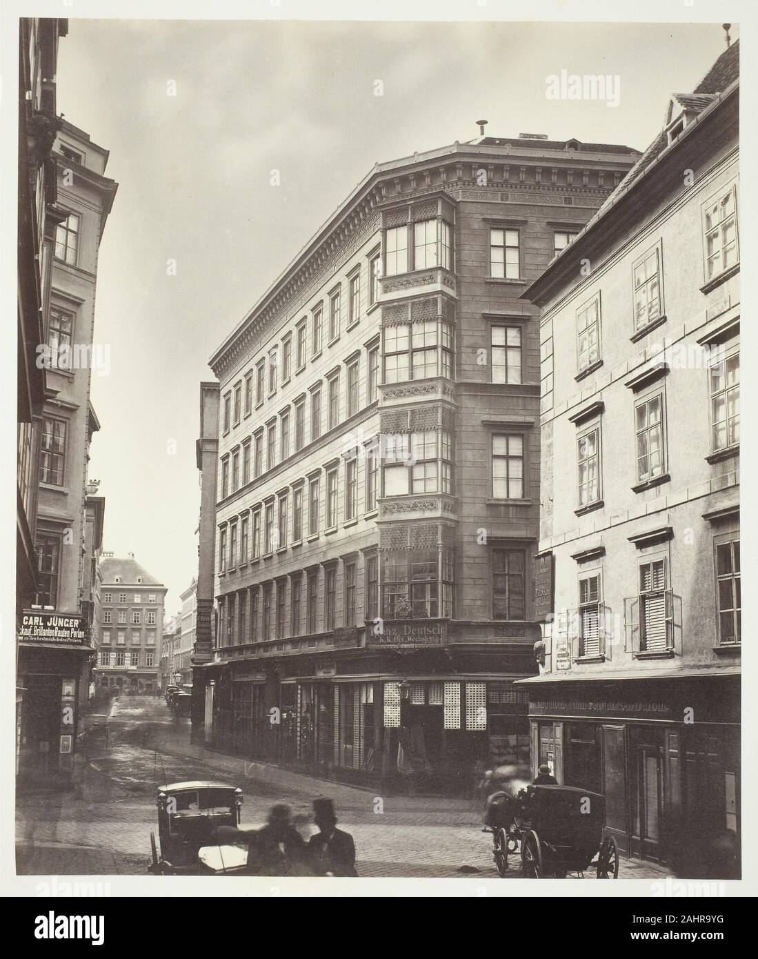 Anonimo. Lichtensteg n. 2, Zinshaus des Herrn A. Denk. 1860-1869. Austria. Albume stampare Foto Stock