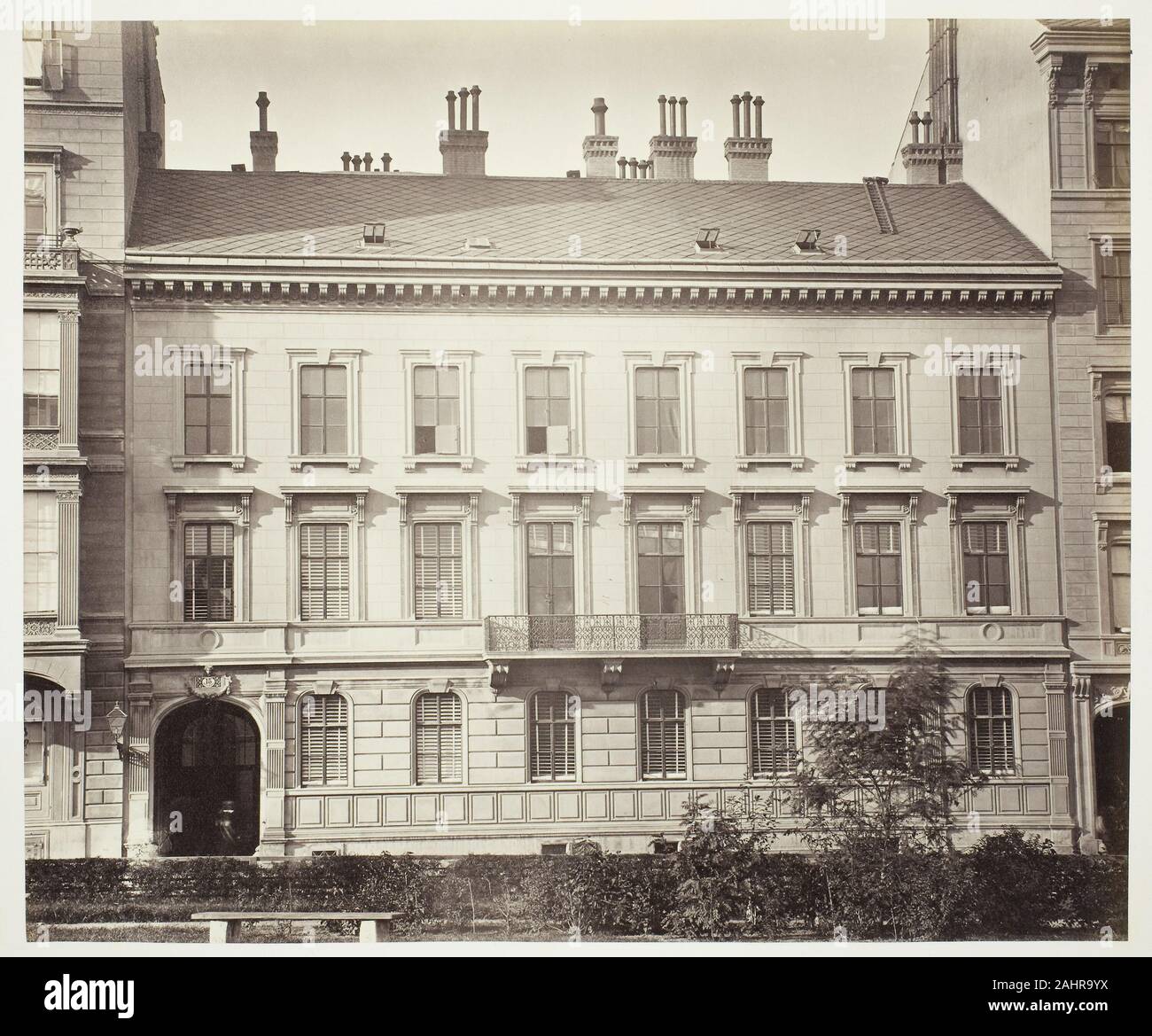 Anonimo. Türkenstraβe n. 15, Wohnhaus des Grafen von Wimpfen.. 1860-1869. Austria. Albume stampare Foto Stock