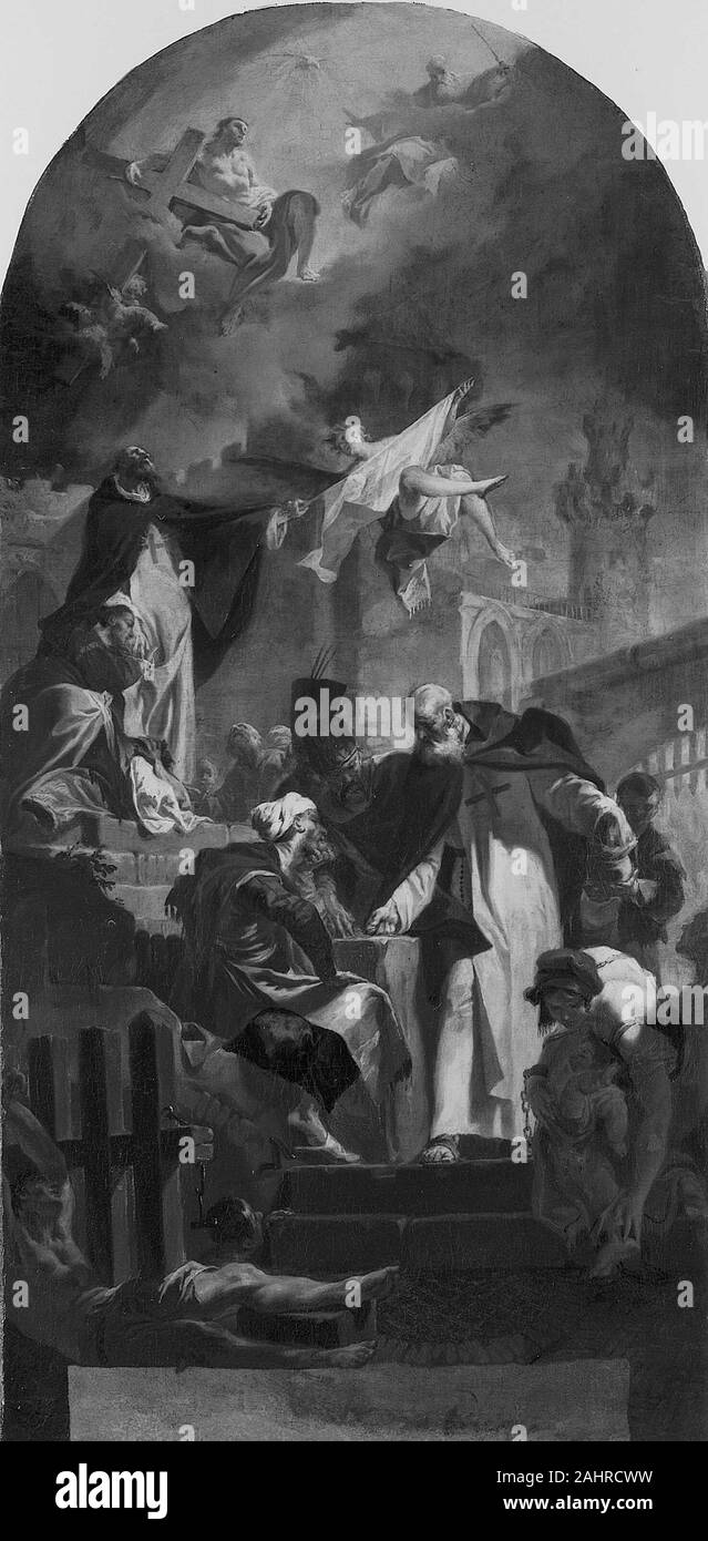 Franz Xavier Karl Palko. San Giovanni di Matha e San Felice de Valois riscatto schiavi cristiani. 1740-1750. Austria. Olio su tela Foto Stock