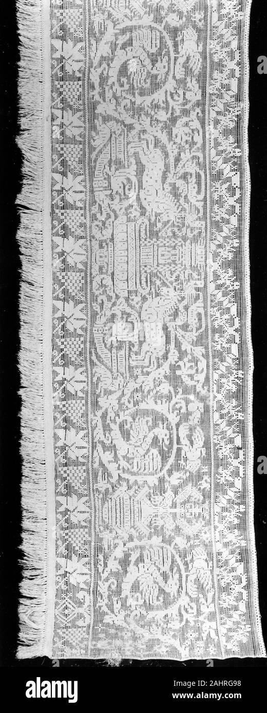 Bordo per altare panno. 1601-1700. L'Italia. Foto Stock