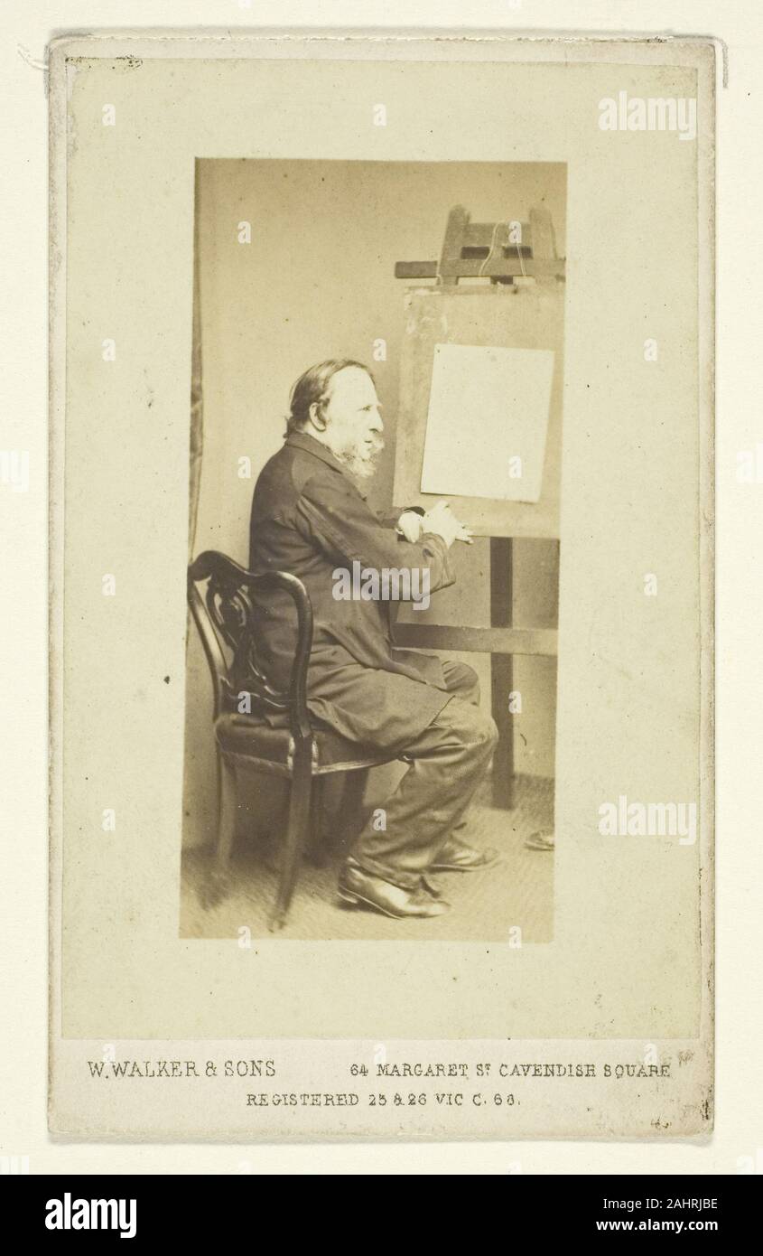 W. Walker and Sons. George Cruikshank. 1860-1869. In Inghilterra. Albume stampa (carte-de-visite) Foto Stock
