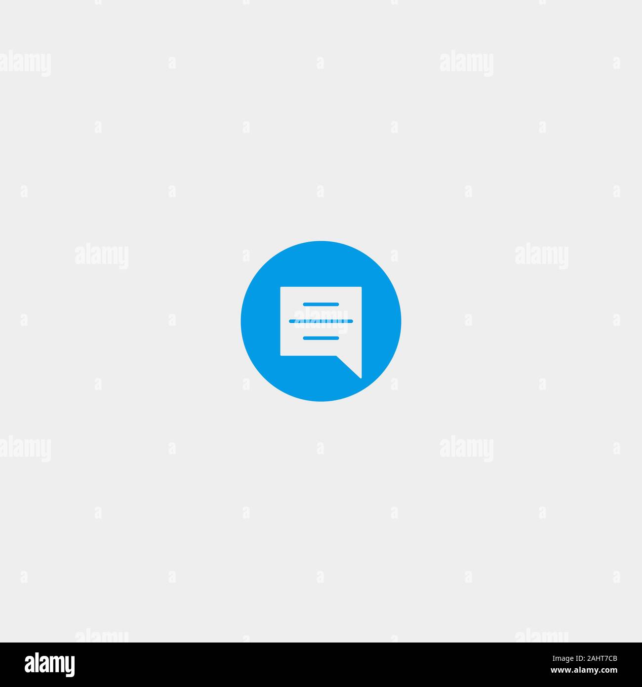 La lettera O la bolla del vettore di Chat Modello di Logo Illustrazione Vettoriale