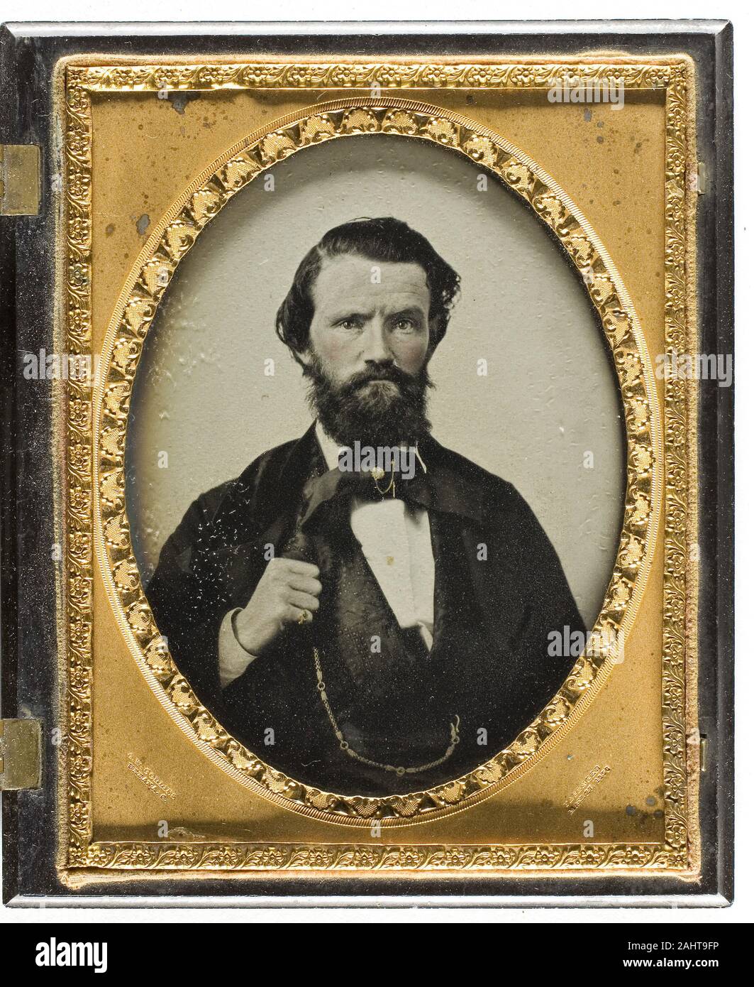 G. W. Collins. Untitled. 1856-1879. Stati Uniti. Ambrotype Foto Stock