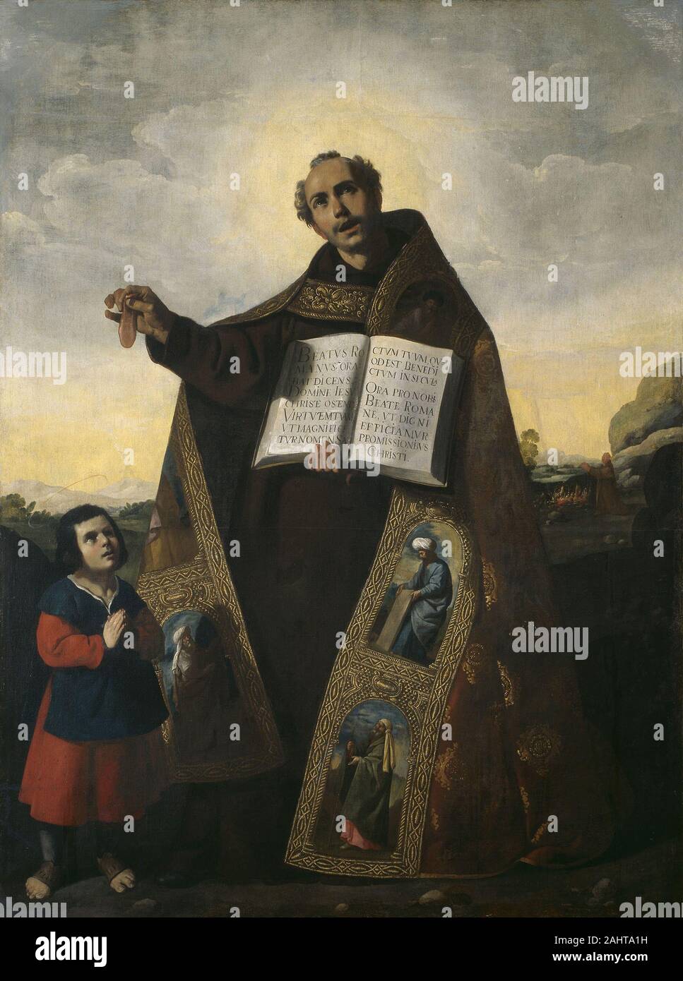 Francisco de Zurbarán. Saint Romanus di Antiochia e San Barulas. 1638. Spagna. Olio su tela Foto Stock