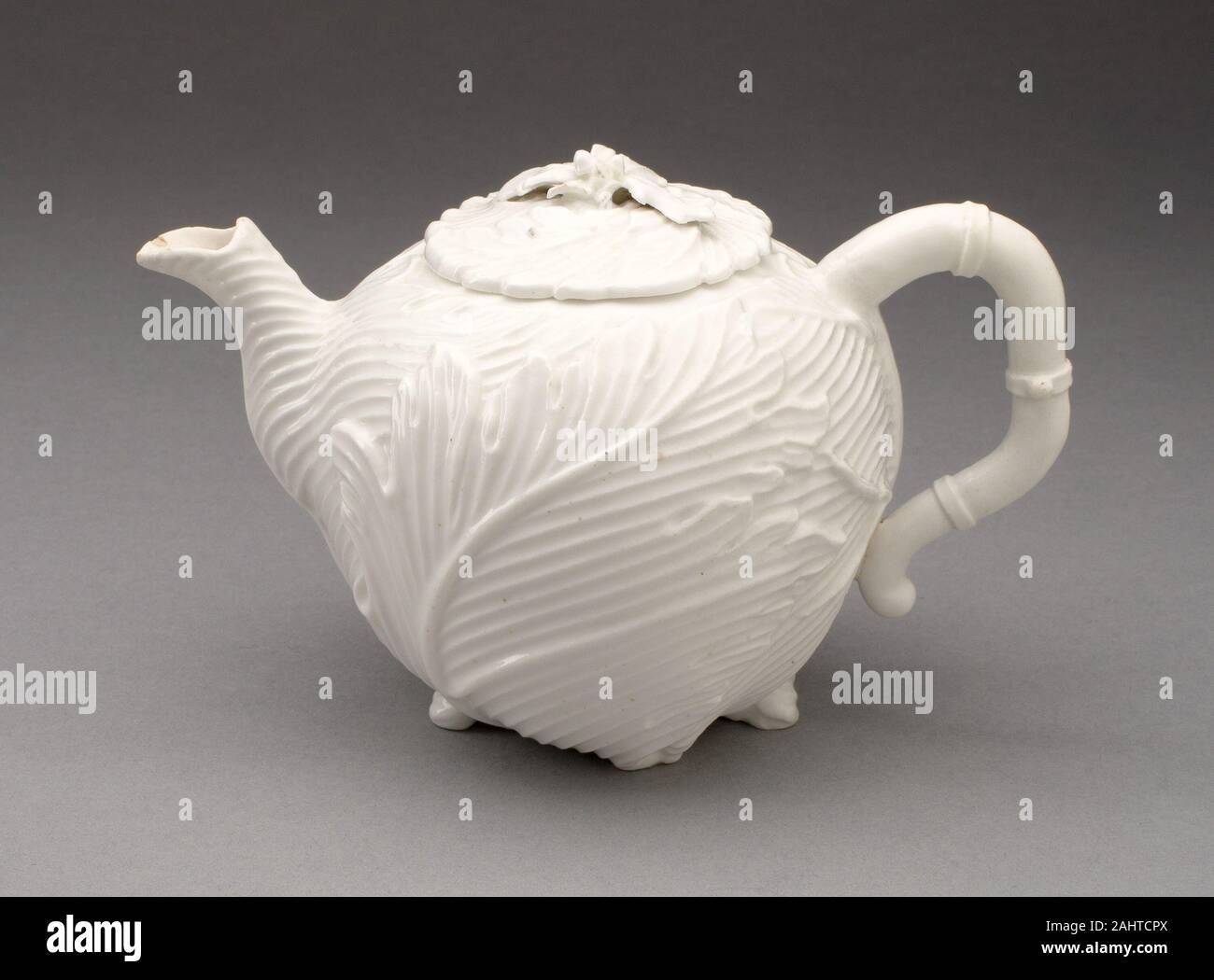 Chelsea fabbrica di porcellana. Teiera. 1745-1750. Chelsea. Soffice pasta di porcellana Foto Stock