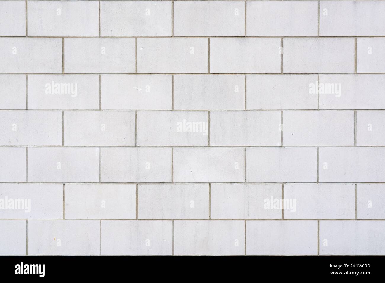 Block Bianco calcare exterior edificio sullo sfondo della parete Foto Stock