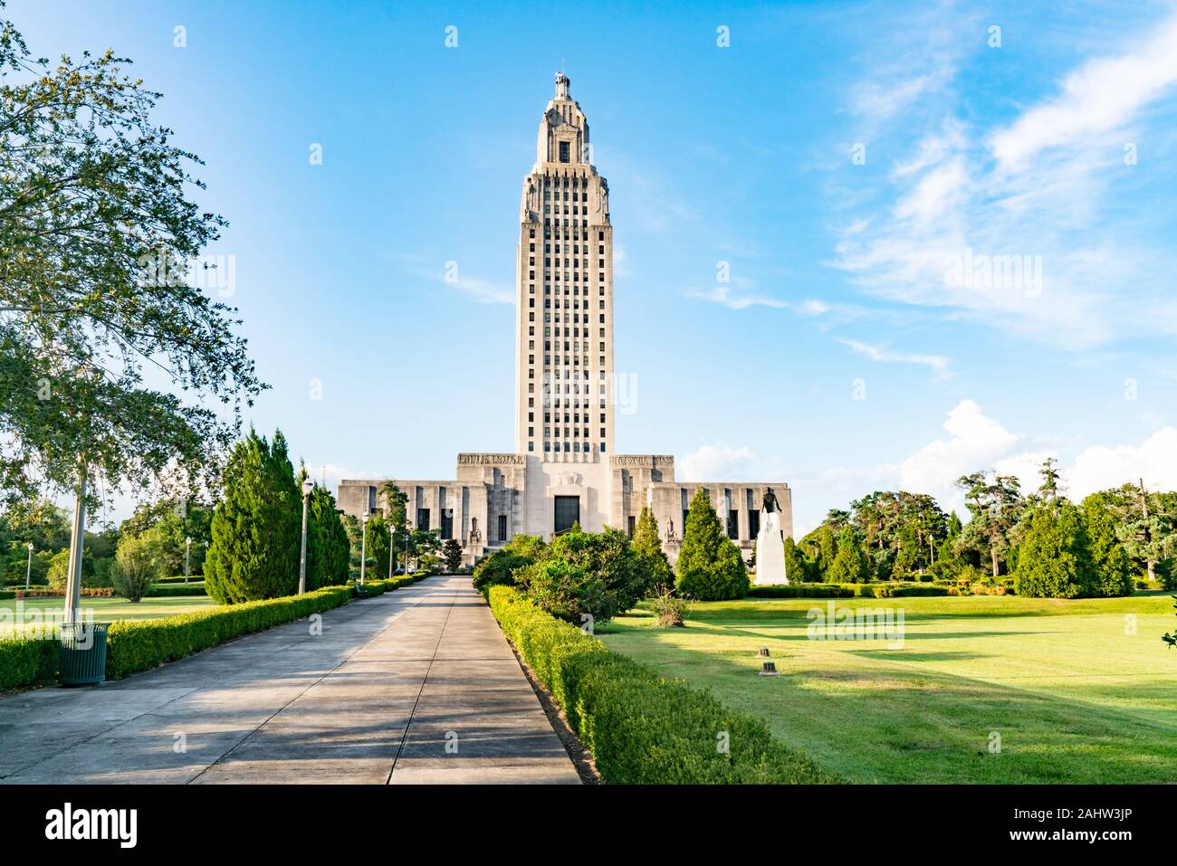 La Louisiana State Capitol Building a Baton Rouge Foto Stock