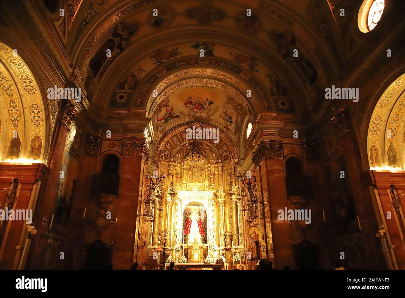 Sevilla, Iglesia Virgen de la Macarena Foto Stock