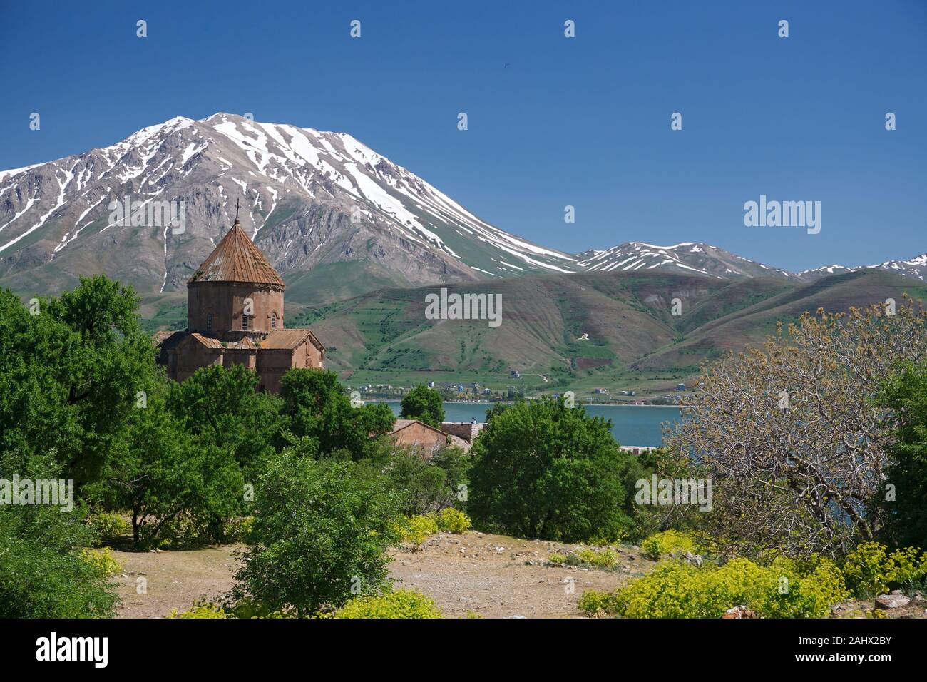 Isola di Akdamar Foto Stock