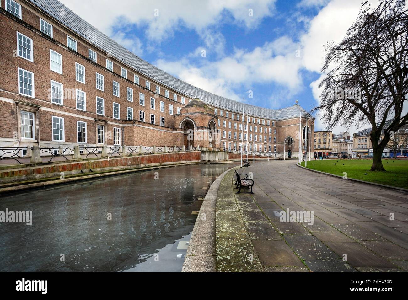 Bristol City Council uffici in College Green, Bristol, Avon, Regno Unito il 31 dicembre 2019 Foto Stock
