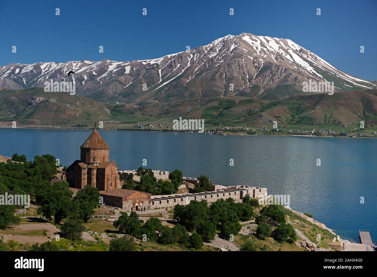 Isola di Akdamar Foto Stock