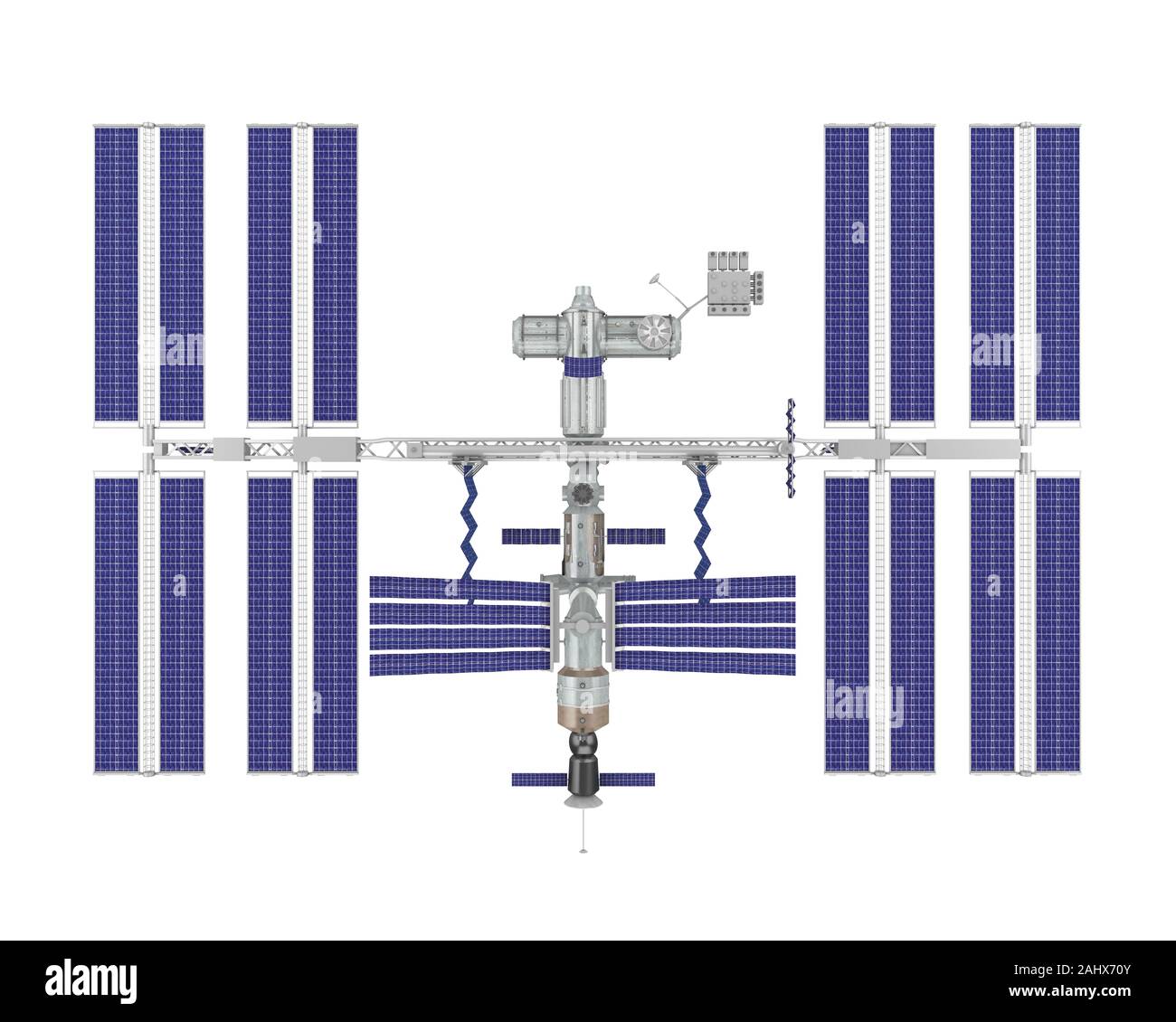 Stazione Spaziale Internazionale isolato Foto Stock