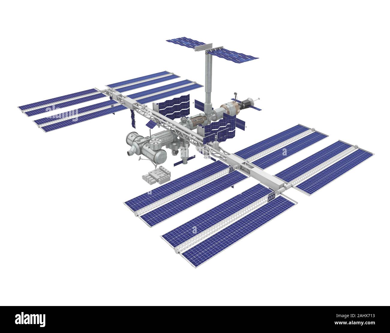 Stazione Spaziale Internazionale isolato Foto Stock