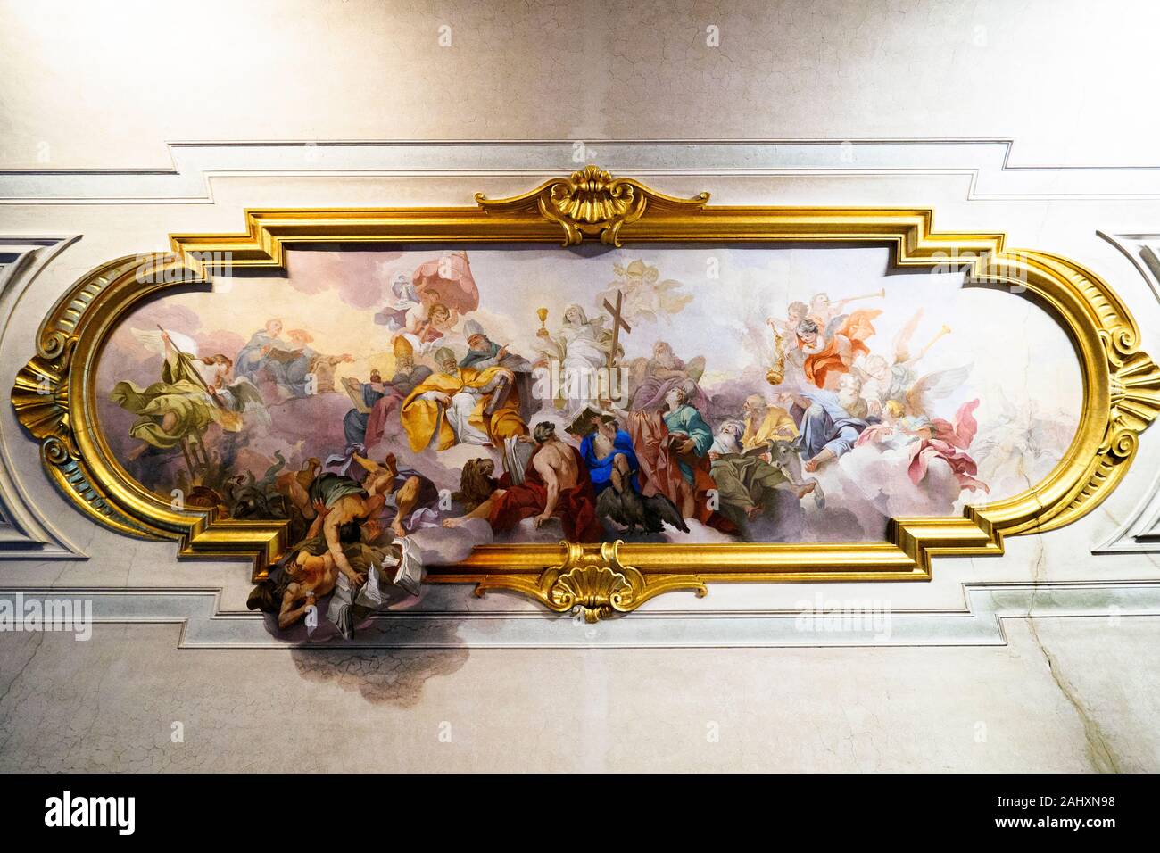 Soffitto di Palazzo Corsini - Roma, Italia Foto Stock