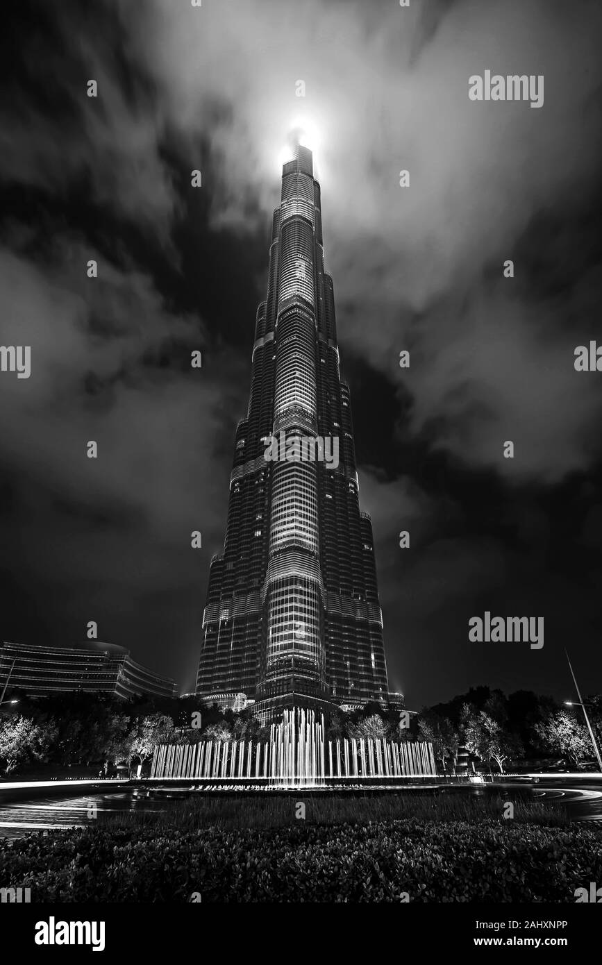 Toccando le nuvole Foto Stock