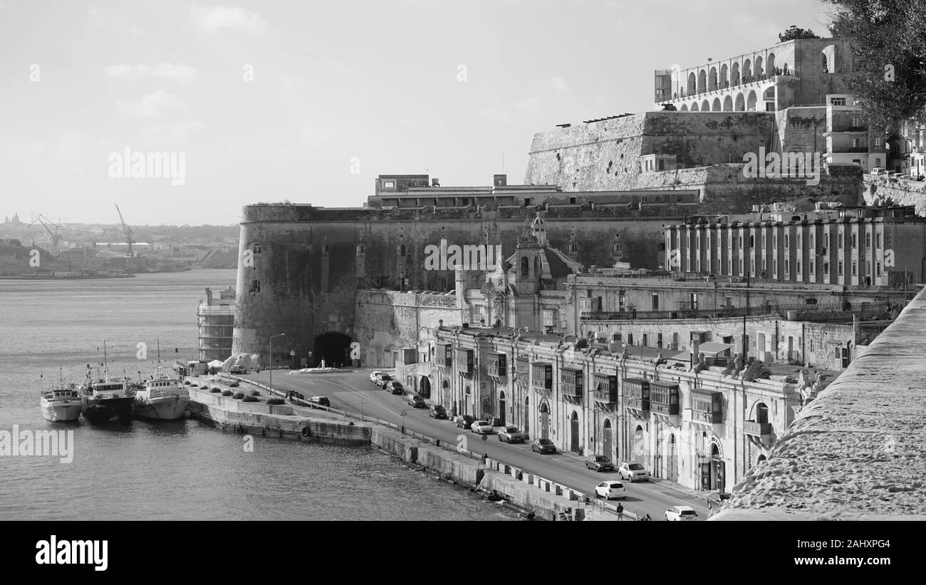 Valletta Malta Sliema guida turistica 2020 Foto Stock