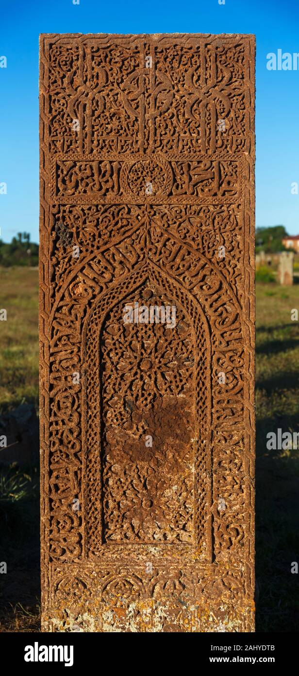 Tomba presso il Cimitero di Ahlat Foto Stock