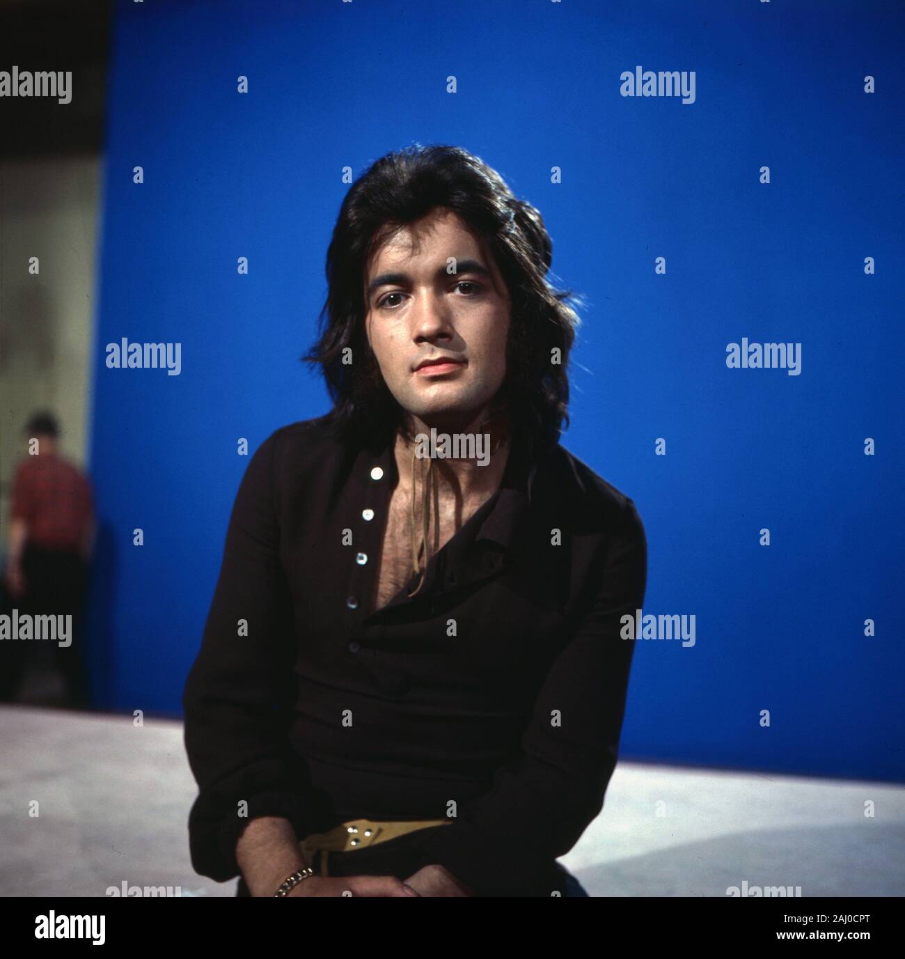 4-3-2-1 caldo e dolce, Musiksendung, Deutschland 1970, Gaststar: britischer Sänger Barry Ryan Foto Stock