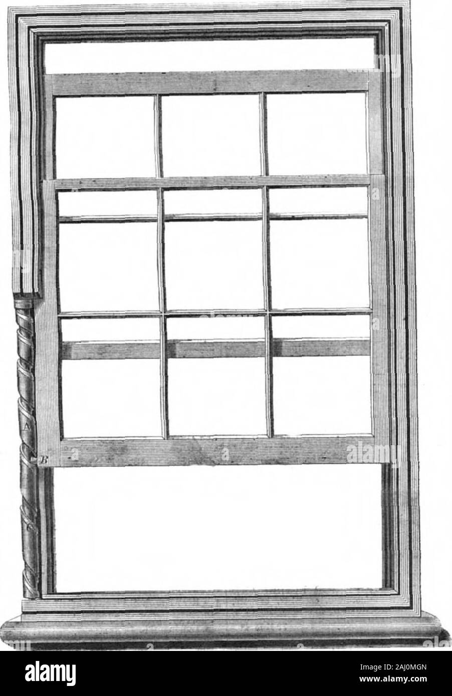 Scientific American Volume 10 Numero 11 (marzo 1864) . n braccio immessa nell'anta e travelson una pista metallica o guida, C. Il cilindro ha abearing in lastre metalliche su ciascuna estremità e a nellaparte inferiore vi è una molla fissata al cuscinetto inuch un modo che i giri del cylinderwind it up ; queste sono troppo piccole per essere mostrato chiara- graffiare, attraverso la cera, linee della corretta formto produrre la foto desiderata, e versando nitricacid oltre la piastra. Ovunque la piastra è stata copertadall la cera si sarebbero protetti dall'azione dell'acido; ma nel caso di linee in cui la cera è stata scratc Foto Stock