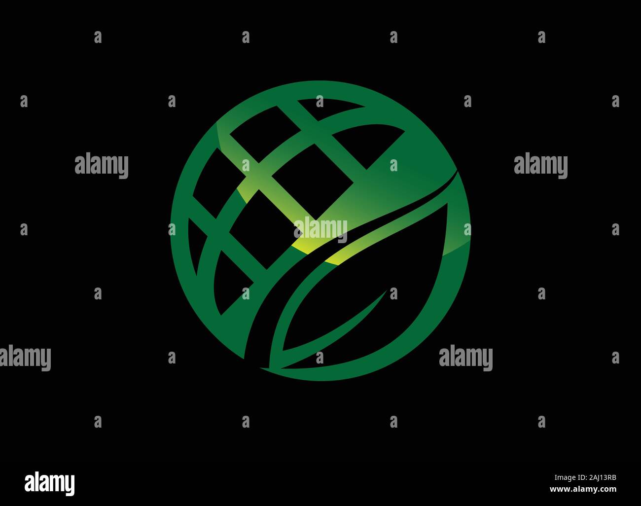 Globo Modello di Logo per una comunicazione Business Design Illustrazione Illustrazione Vettoriale