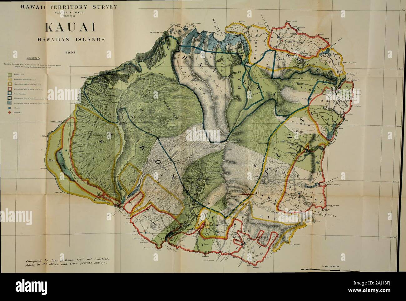 Le relazioni annuali del ministero degli Interni per l'anno fiscale conclusosi il 30 giugno 1906--governatore delle Hawaii, Consiglio dei commissari indiano . HAWAII TERRITORIO SURVEY 7ALTERARE E . Parete KAUAI isole hawaiane legenda P-. P.f. . lb. c"",r ", h H=pon, III.,, "."cmM"," n P.."c,.^. """,.,., S. ,."™r,.." In "Ja,d.u- D PP"™"A ? ? "-". ConvpiUd, da .foh.rvM.Donn, da aU disponibile Foto Stock