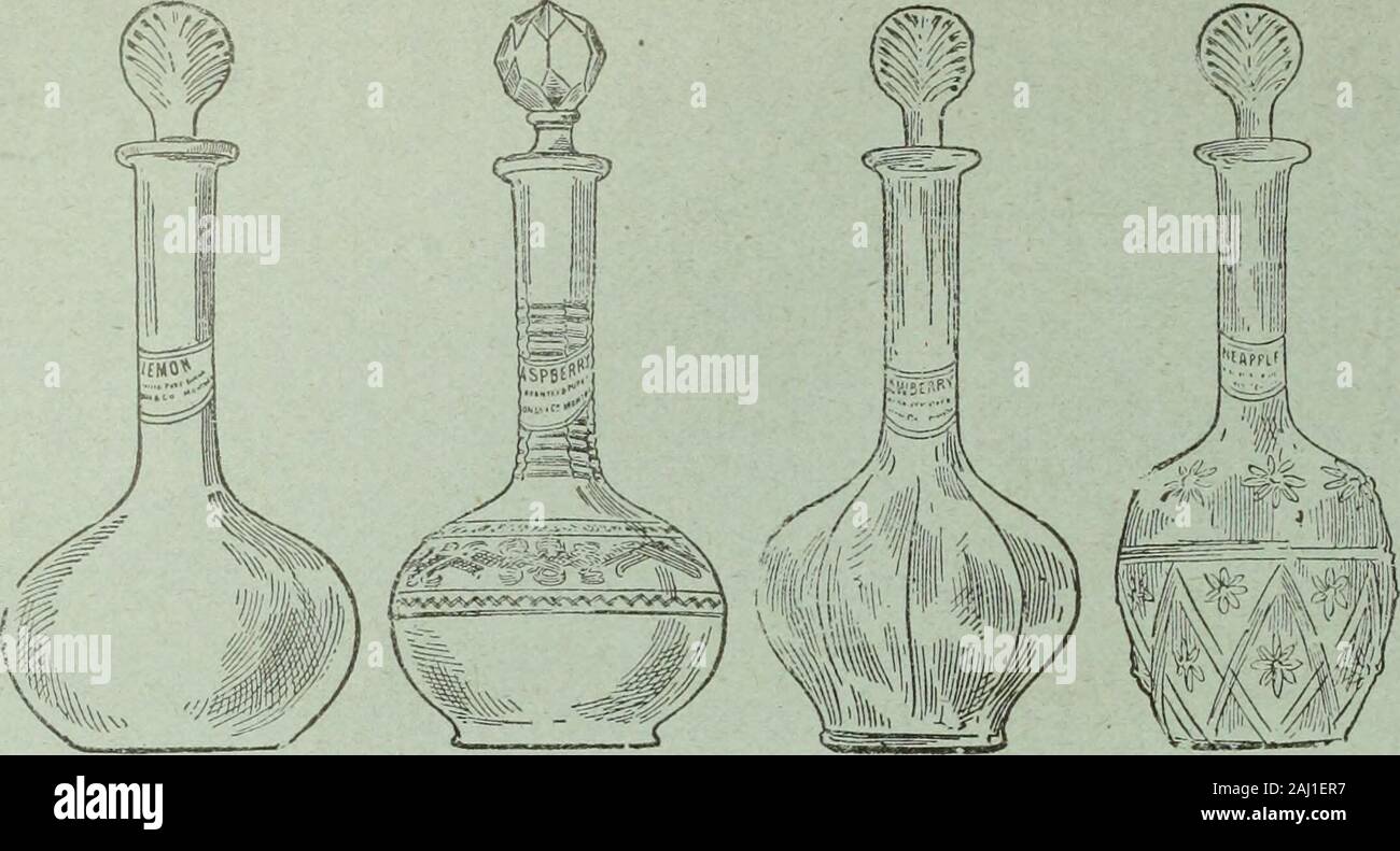 Le quincaillier Juillet-Decembre (1905) . CROSSE $c BLACKWELL C^OJSOLXICI. Client VOS LES DEMANDENT, G. E. Colson & Sor], iy|di Montreal, agenti. ^/?inizio V V V GRANDES VENTES DE SEPTEMBRE. Assortiments pour rAutomne. ..... Scorte de faillites, .... Scorte doccasions. Ventes un Iencan, tous les Mercredis 10 HEURES A. M. LIMITE?- BENNINQ, BARSALOU & CO. 55 rue St-Sulpice, MONTREAL | ENCANTEURS ETABLIS DFPUJS 1830. | ^: LE PRIX COUEANT NOSDELICIEUX Sirops de fruits Gardntis Pur Sucre. 4 Modelesdifferents assortispar caisses de1 doz. DEIMANDEZ NOS COTAXIONS.. Caraffe Frangaises Ddcorees avec bouc Foto Stock