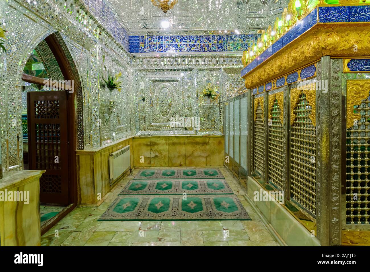 Emamzadeh Zeyd Mausoleo, santo santuario, Teheran Repubblica Islamica dell Iran Foto Stock