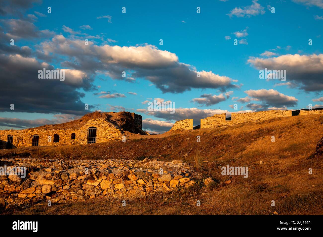 Prizren fortezza medievale, Kosovo, Europa Foto Stock