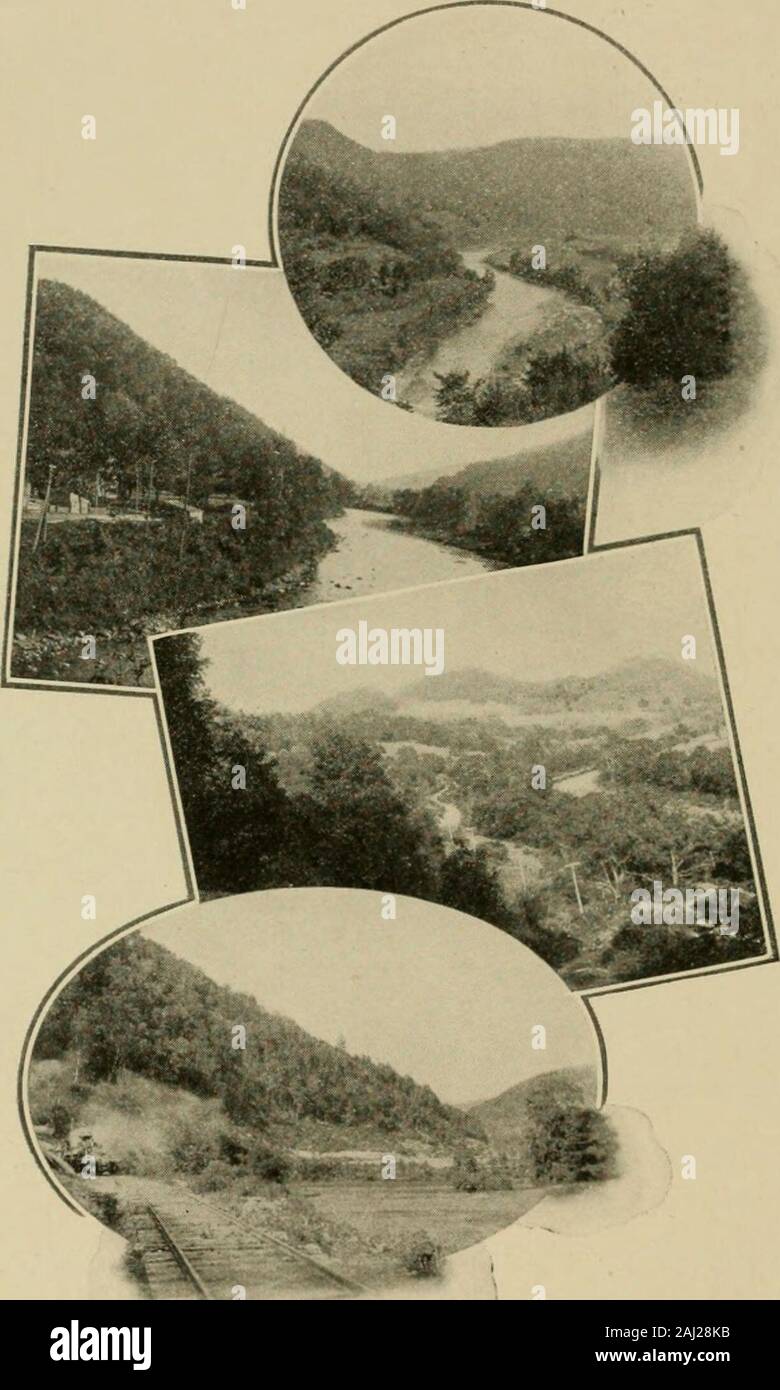 Case Estive tra le verdi colline del Vermont, le isole e le coste del lago Champlain, Adirondacks e Canada, raggiungibile con la famosa montagna verde percorso .. . Vista la fiera Farm, E. B. cancelli, NORTH HARTLAND, VT. Ci sono molti punti di interesse nelle vicinanze, amongwhich i terreni e gli edifici di Northfield Seminaryand Mt. Herman scuole. Il Northfield, un affascinante,home-come d'estate hotel aperto da circa il 10 giugno a ottobre ho,ogni anno, Camp Northfield, amanti ritiro, grotta di ghiaccio, HermitRock, Bears Den. oltre a vari promemoria indiana di giorni. Dont non riescono a leggere l'elenco selezionato di prima clas Foto Stock