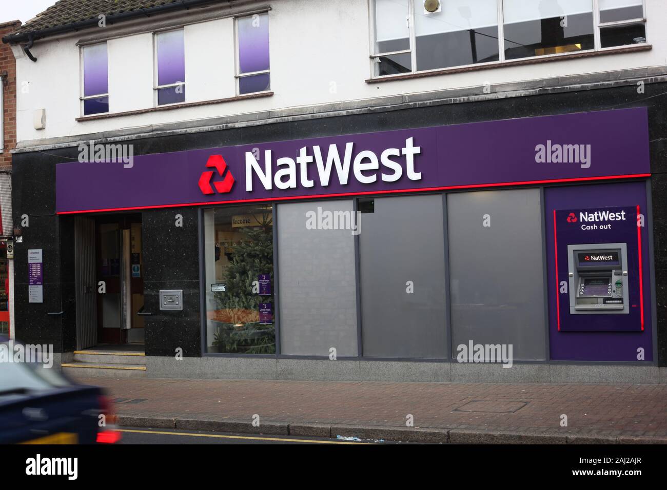 Nat West Bank a Wickford high street, Essex, Gran Bretagna. Foto Stock