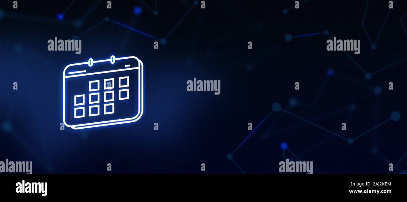 Planner, Calendario, icona Pianificazione, documento aziendale, icona Pianificazione, Appuntamento, Organizzatore, Agenda del progetto, Data e ora, icona del rapporto di avanzamento Foto Stock