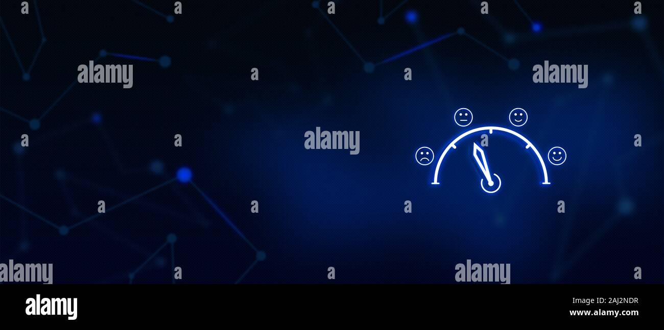 Prestazioni, ricerche di mercato, big data del mercato azionario, soddisfazione dei clienti Foto Stock