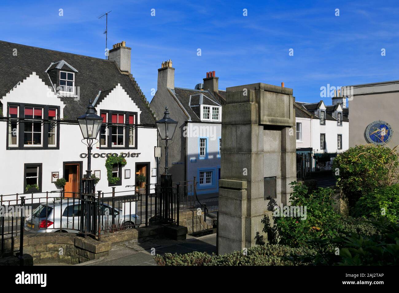 West Terrace, South Queensferry, Edimburgo, Scozia, Regno Unito Foto Stock