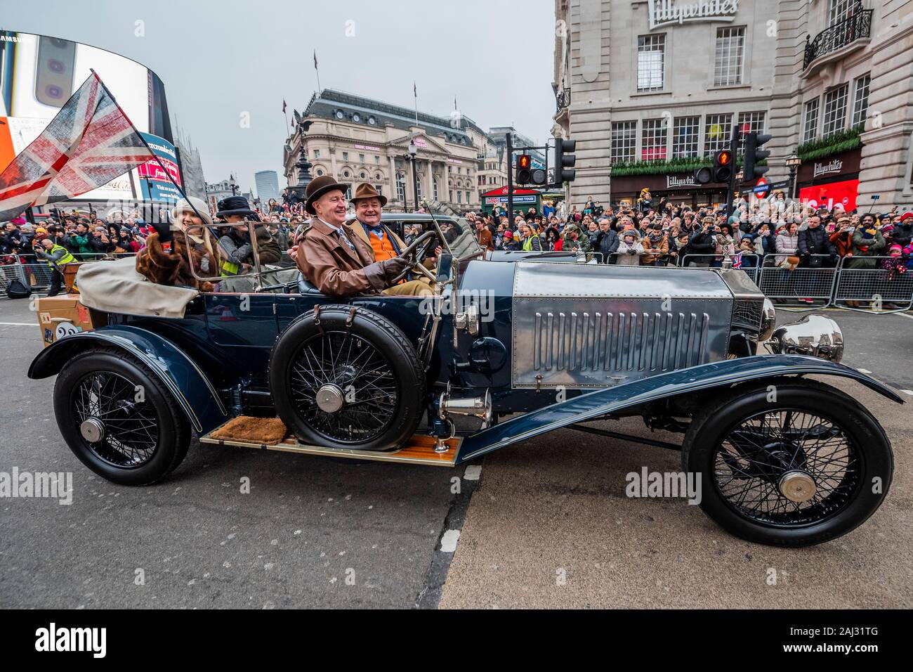 Rolls Royce club di appassionati - London Capodanno Parade segna l inizio del nuovo anno, 2020. Foto Stock