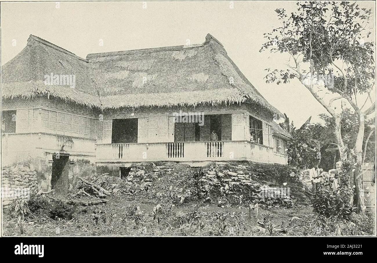 Combattimenti nelle Filippine; autentiche le fotografie originali . Manila penitenziario.. Fortino vicino Cingalou. Catturato dalla brigata MaoArthurs, 13 agosto 1898. Foto Stock