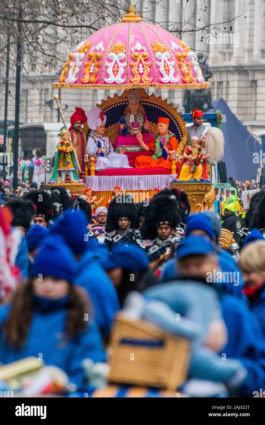 Il London Capodanno Parade segna l inizio del nuovo anno, 2020. Foto Stock