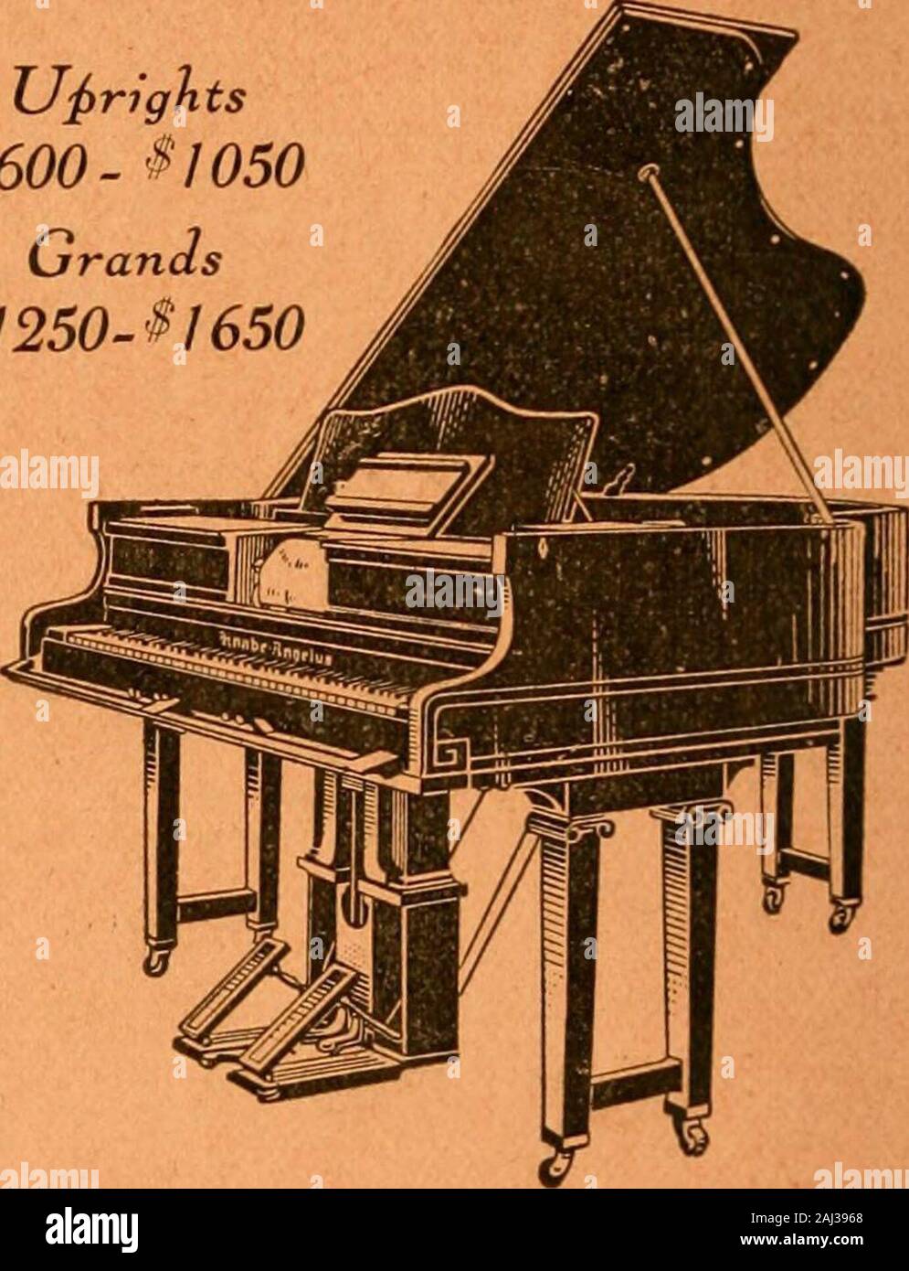 Programma . PRoGR7abbiamo mvm ANGELUS è i mondi più artistico PLAYER^pianoforte montanti ?9600- #1050 Cr rands $1250-$1650. La musica è educativo,come arte e litera-ture. La musica è synomymous con la cultura andengenders una raffinazione wholesomeand influenza.L'Angelus è il mu-sical meraviglia del worldand è il più completo,completa e mezzi universali da whichany uno può giocare thepiano. Eugen dAlbert recita dell Angelus: / deve ammettere che l' esecuzione dell' Angelus giocatore-pianoforte amazedme. Questo strumento si manifesta il maggior progresso realizzato in thisdirection, e sorprendenti effetti possono essere otte Foto Stock