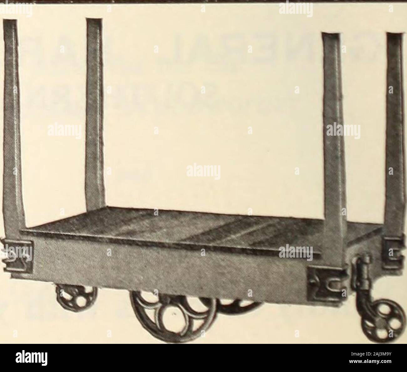 Legno canadese prodotti industrie . Carrelli in fabbrica di dimensioni regolari 24 x 48. Picchetti 30 pollici alta. Centro ruote 14£ in., diam., 2 in faccia. Stelo in acciaio ruota piroettante 6 1/4 in. diam., 1 1/4 in. faccia. Peso 160 libbre formati speciali per l'ordine. I fabbricati di P. E. SHANTZ, Ontario. Fabbrica stile Carrello Nessun K. Canadian falegname e produttore di mobili 33 Stimson Veneerand Lumber Co. (Inc.) Ufficio e Mill: McLean Ave. e cinghia Unione R.R. Memphis - Tennessee Vendiamo solo ilprodotto del nostro ownmills e rendere bandsawn legname in allSouthern Hard-boschi. Ci specializziamo inQuartered WhiteOak, Quercia Rossa, andRed Gum Foto Stock