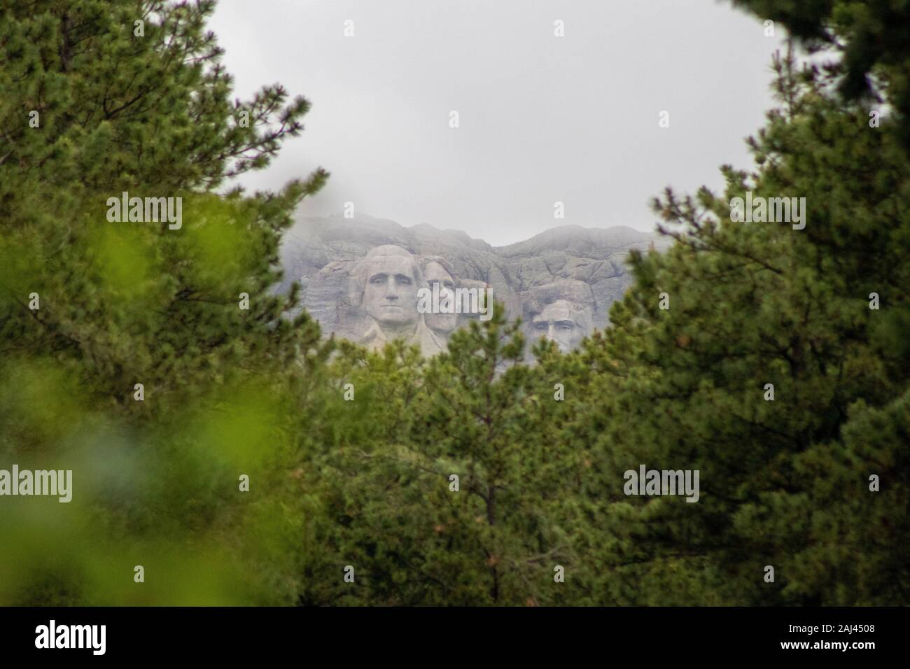Mount Rushmore National Memorial Keystone, South Dakota, Stati Uniti 4 Luglio 2019 Mt Rushmore Foto Stock