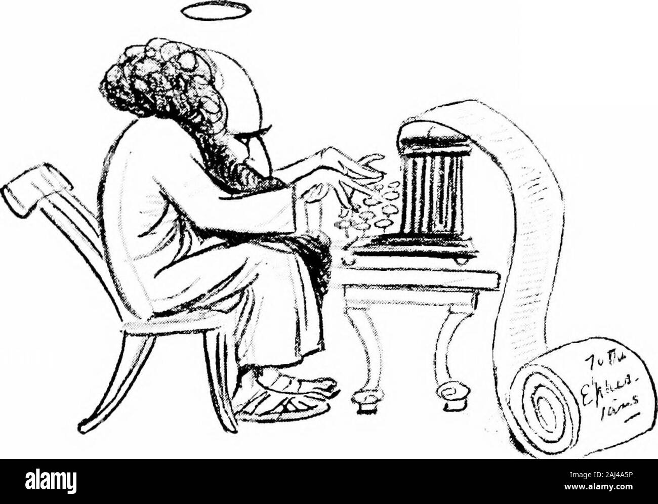 Confessioni di un caricaturista . San Paolo mi rattrista pensare Saint PaulSuch lunghe lettere dovevano scrawl.e così per fare il suo lavoro lighterI foto di lui con una macchina da scrivere. 52. ilHII 11 WUln m l&GT;l W !?!!? John D. Rockefeller alcune facce di mio interesse lessThan Rockefeller, confesso.Twould di gran lunga meglio soddisfare il mio whimTo disegnare il suo conto in banca, a lui. 54 MV^tHiMtr*^ *&GT; * i*irj* y .irJSw.- -"". V ^^C. Foto Stock